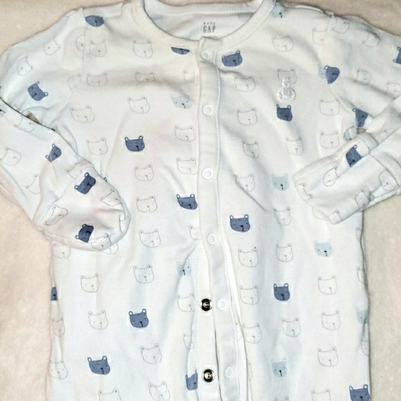 Bundle of Teddy Bear Footies, All Size 3-6 months - Picture 6 of 14